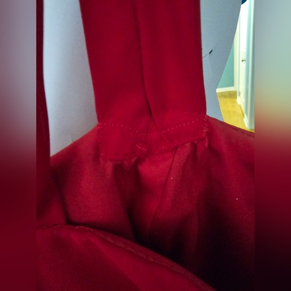 Red Prom Dress David's Bridal size 8 - Picture 9 of 12